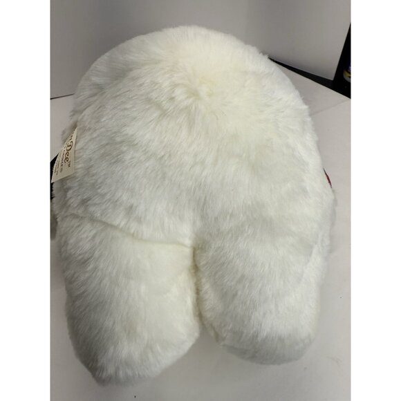 Dan Dee 20” Teddy Bear 2002 Holiday Christmas White Plush Stuffed Animal Tags - Picture 9 of 13